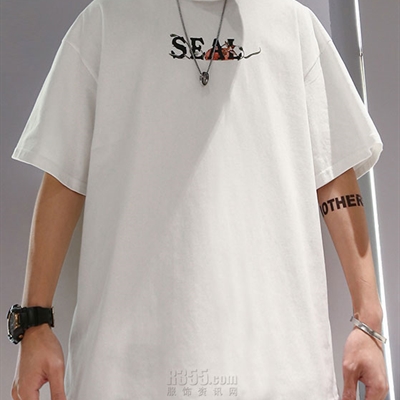 市场上装-T恤-微潮T恤