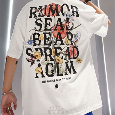 市场上装-T恤-微潮T恤