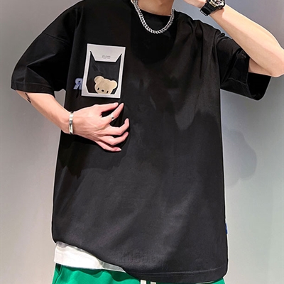 市场上装-T恤-微潮T恤