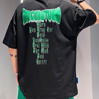 市场上装-T恤-微潮T恤