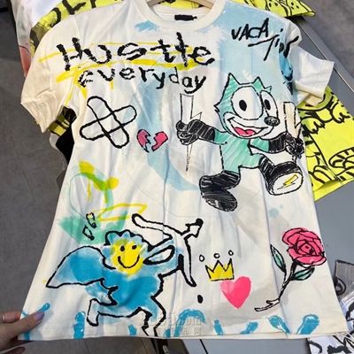 市场上装-T恤-微潮T恤