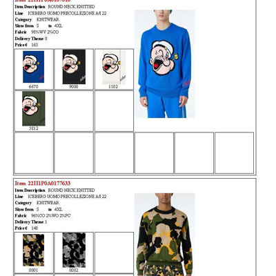 2022秋冬_Iceberg_ 服装1_欧洲大牌资料