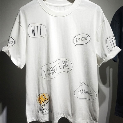 市场上装-T恤-休闲T恤【实拍】