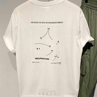 市场上装-T恤-休闲T恤【实拍】