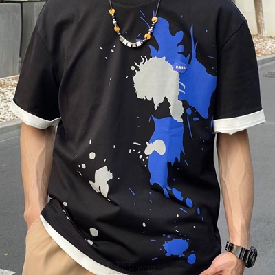 市场上装-T恤-微潮T恤