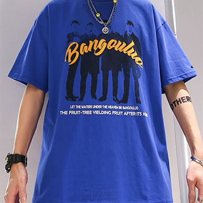 市场上装-T恤-微潮T恤