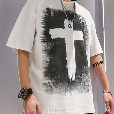 市场上装-T恤-微潮T恤