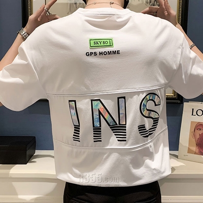 市场上装-T恤-微潮T恤