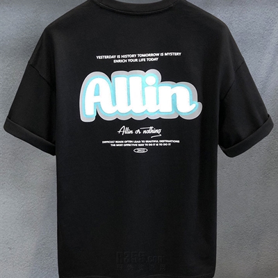 市场上装-T恤-休闲T恤【实拍】