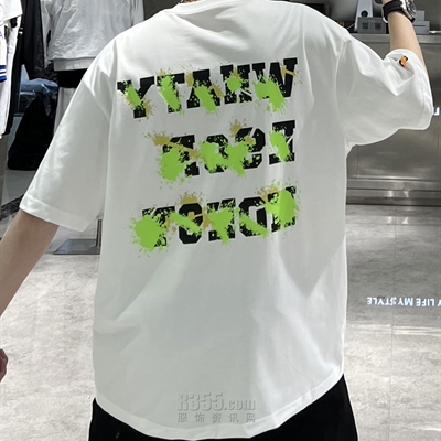 市场上装-T恤-微潮T恤