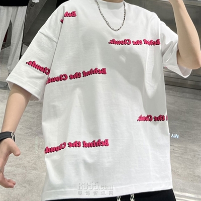 市场上装-T恤-微潮T恤