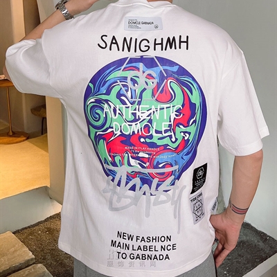 市场上装-T恤-微潮T恤