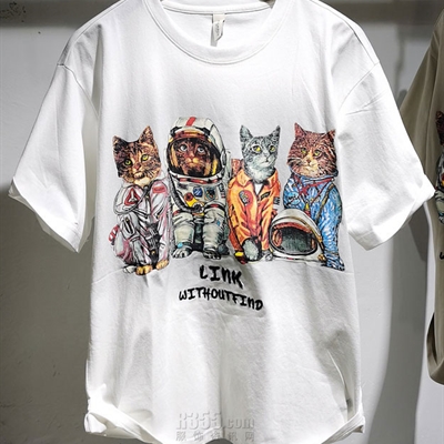 市场上装-T恤-休闲T恤【实拍】