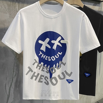 市场上装-T恤-休闲T恤【实拍】