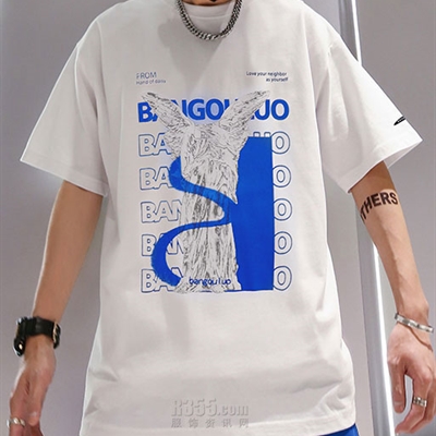 市场上装-T恤-微潮T恤