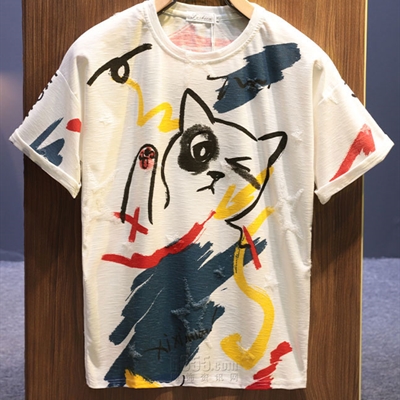 市场上装-T恤-微潮T恤【实拍】