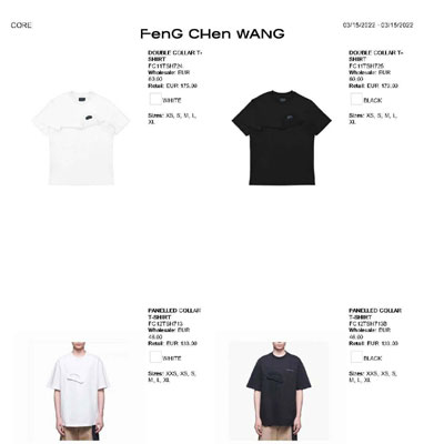 2022秋冬_Feng Chen Wang_服装_欧洲大牌资料