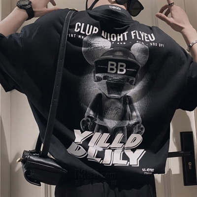 市场上装-T恤-微潮T恤