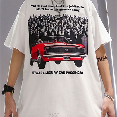 市场上装-T恤-微潮T恤