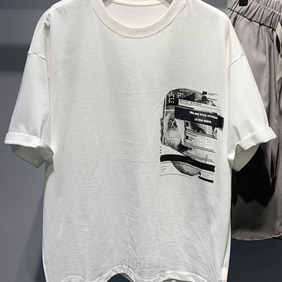 市场上装-T恤-微潮T恤【实拍】