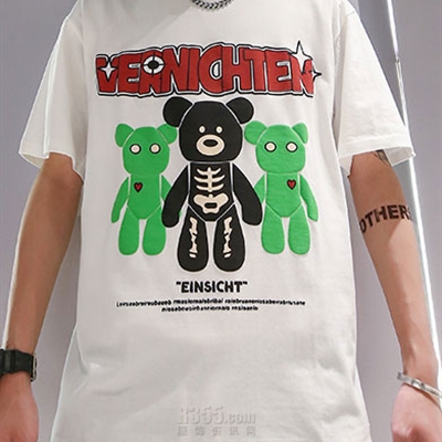 市场上装-T恤-微潮T恤