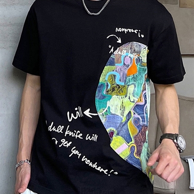 市场上装-T恤-微潮T恤