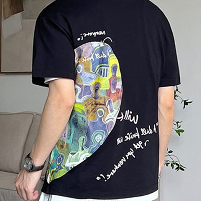 市场上装-T恤-微潮T恤