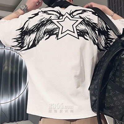 市场上装-T恤-微潮T恤