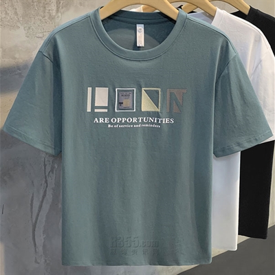 市场上装-T恤-休闲T恤【实拍】