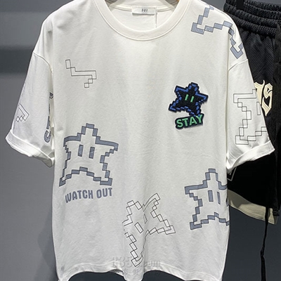 市场上装-T恤-微潮T恤【实拍】