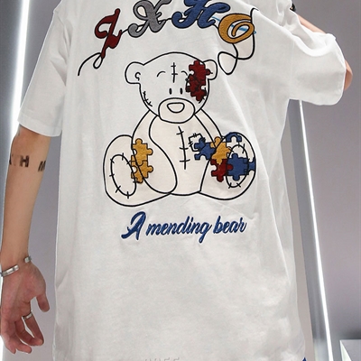 市场上装-T恤-微潮T恤