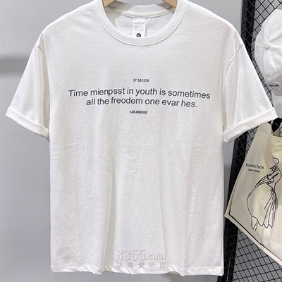 市场上装-T恤-休闲T恤【实拍】