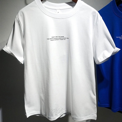 市场上装-T恤-微潮T恤【实拍】