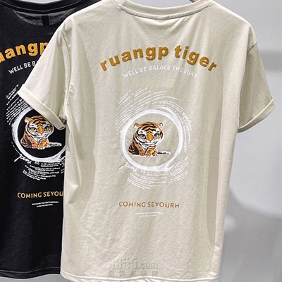 市场上装-T恤-休闲T恤【实拍】