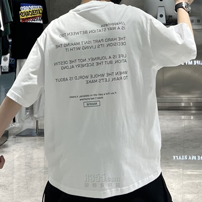 市场上装-T恤-微潮T恤