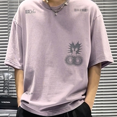 市场上装-T恤-微潮T恤