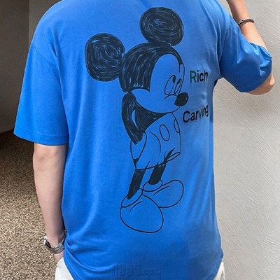 市场上装-T恤-微潮T恤