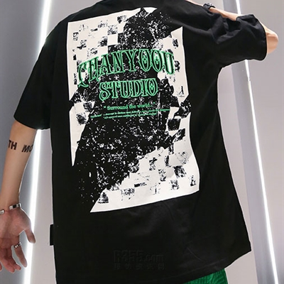 市场上装-T恤-微潮T恤