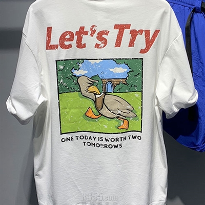 市场上装-T恤-休闲T恤【实拍】