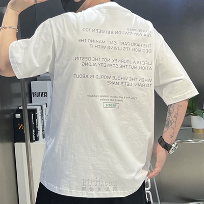 市场上装-T恤-微潮T恤