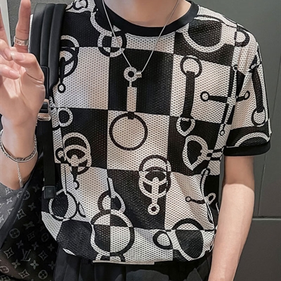 市场上装-T恤-微潮T恤