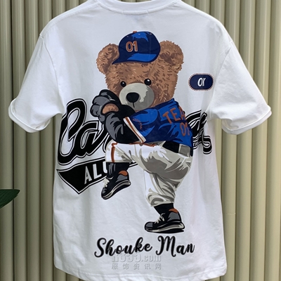 市场上装-T恤-休闲T恤【实拍】