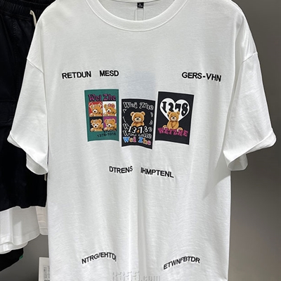 市场上装-T恤-休闲T恤【实拍】