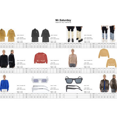 2022秋冬_Mr Saturday_服装_欧洲大牌资料