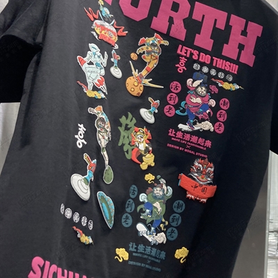 市场上装-T恤-微潮T恤【实拍】