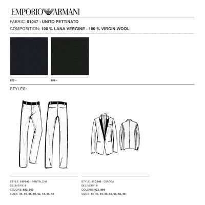 2023春夏_Emporio Armani_服装_欧洲大牌资料