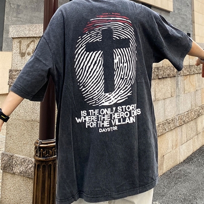 市场上装-T恤-微潮T恤