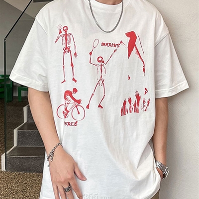 市场上装-T恤-微潮T恤