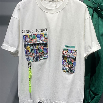 市场上装-T恤-微潮T恤【实拍】