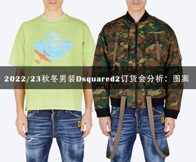 2022/23秋冬男装Dsquared2订货会分析：图案